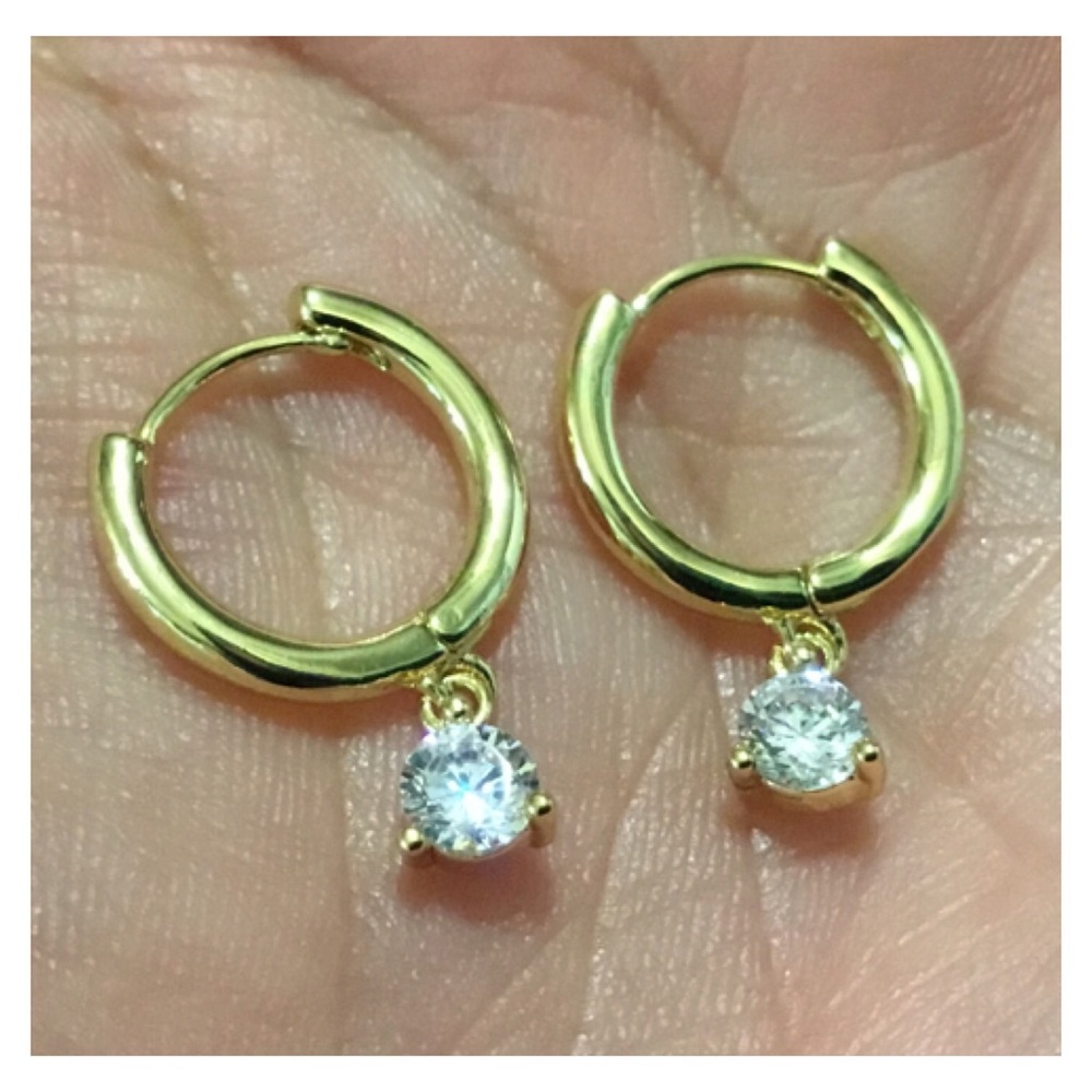 New! POXTEX 3 set 14K SS Pierced Earring Set - Picture 6 of 11